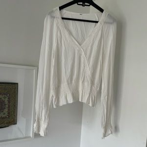 White summer blouse